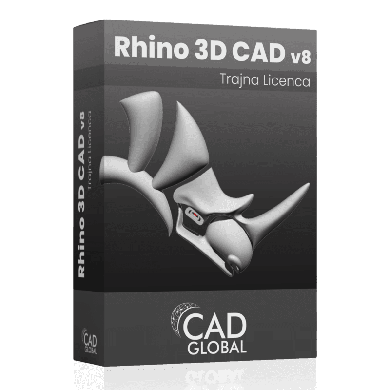 Trajna LicencaRhino 3D CAD v8