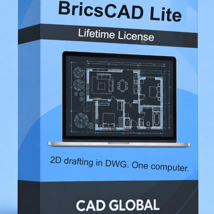 BricsCAD Lite Lifetime License box