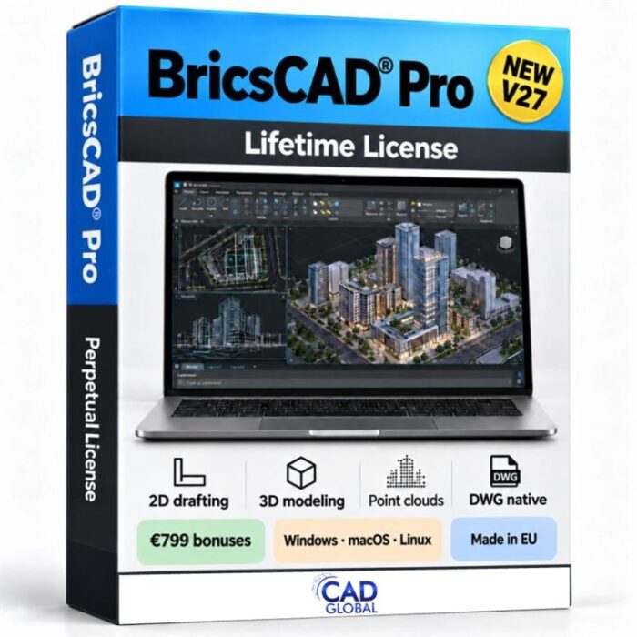 BricsCAD Pro V27 Lifetime License CADGlobal